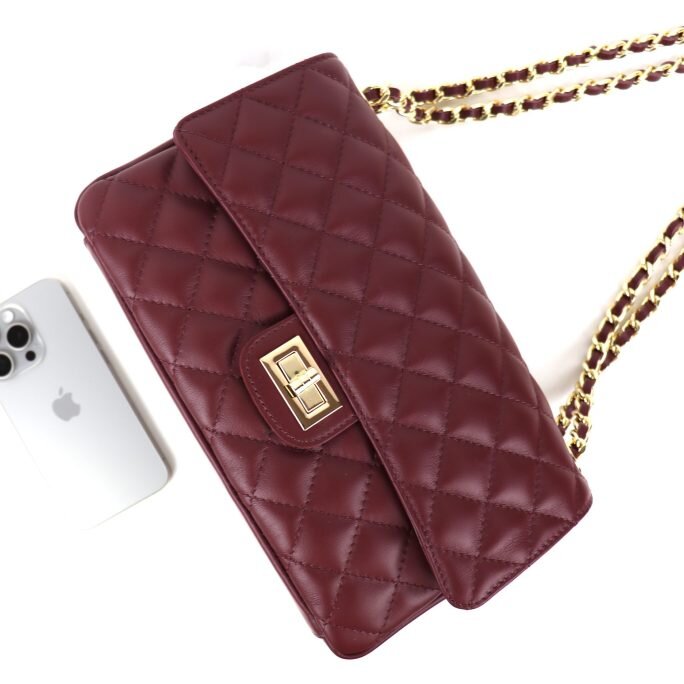 F248L Large Quilted Shoulder/Crossbody Bag