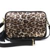 V312A Leather Animal Print Box Bag