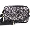 V312A Leather Animal Print Box Bag