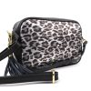 V312A Leather Animal Print Box Bag
