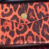 Medium Metallic Leopard Print Money Pouch