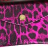 Medium Metallic Leopard Print Money Pouch
