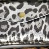 Medium Metallic Leopard Print Money Pouch