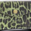 Medium Metallic Leopard Print Money Pouch