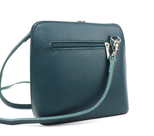 V155SG Suede/Grain Leather Small Crossbody Bag