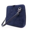 V155SG Suede/Grain Leather Small Crossbody Bag