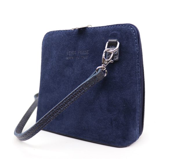 V155SG Suede/Grain Leather Small Crossbody Bag