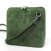 V155SG Suede/Grain Leather Small Crossbody Bag