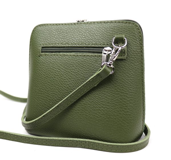 V155SG Suede/Grain Leather Small Crossbody Bag