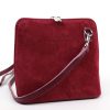 V155SG Suede/Grain Leather Small Crossbody Bag