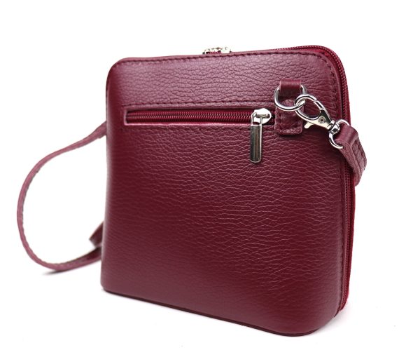 V155SG Suede/Grain Leather Small Crossbody Bag