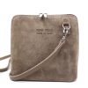 V155SG Suede/Grain Leather Small Crossbody Bag