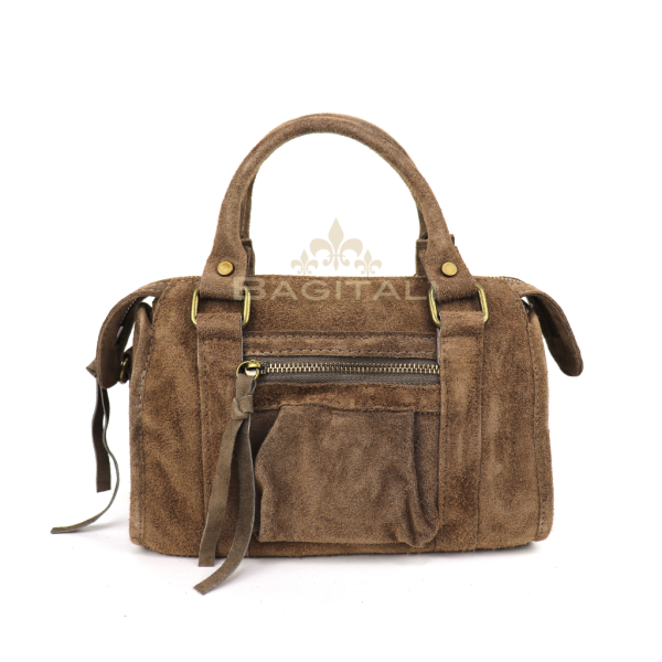 R800 Small Suede Handbag
