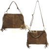 M500 Medium Suede Shoulder/Crossbody Bag