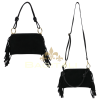 M500 Small Suede Shoulder/Crossbody Bag