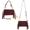 M500 Small Suede Shoulder/Crossbody Bag